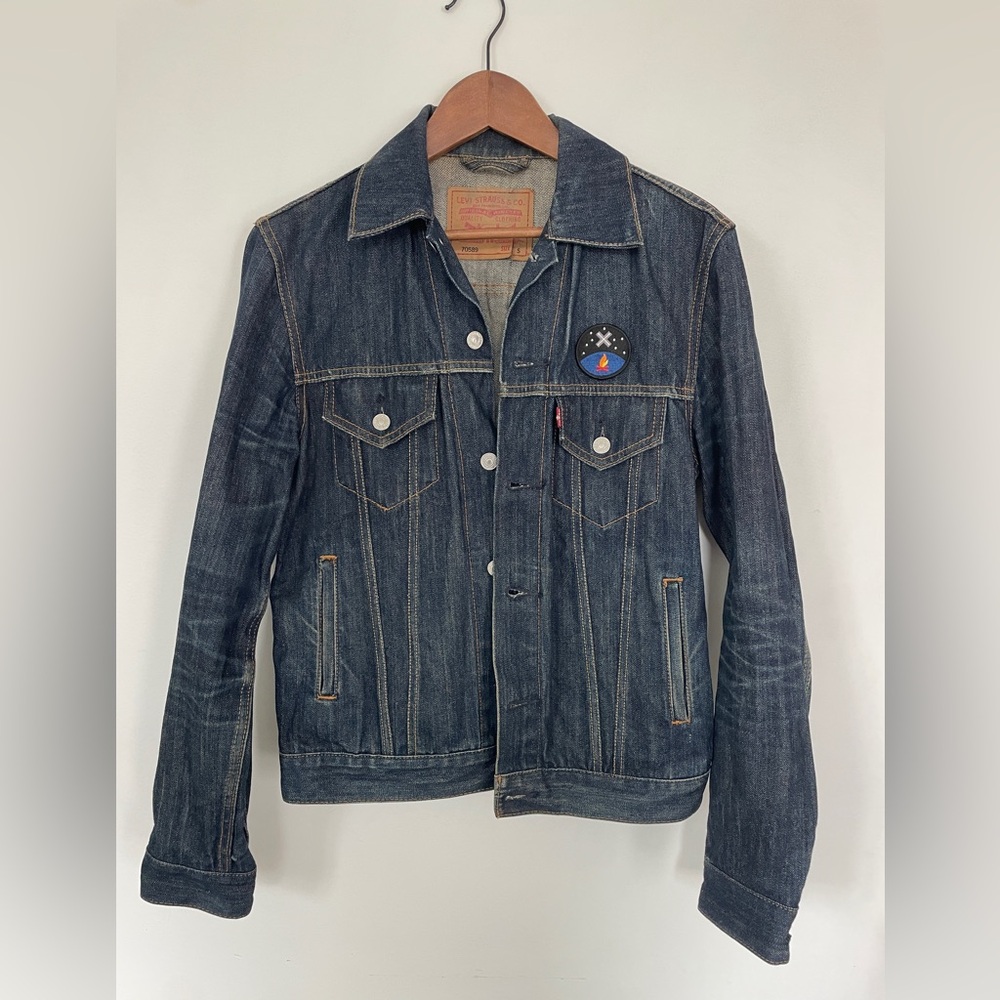 Levi's Blue trucker Denim Jacket with best made patch